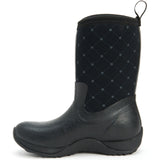 Muck Boots Womens Arctic Weekend Pull On Wellington Boot Black Quilt