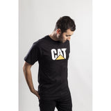 Caterpillar Mens Trademark Logo T-Shirt Black