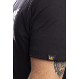 Caterpillar Mens Trademark Logo T-Shirt Black