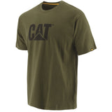 Caterpillar Mens Trademark Logo T-Shirt Chive