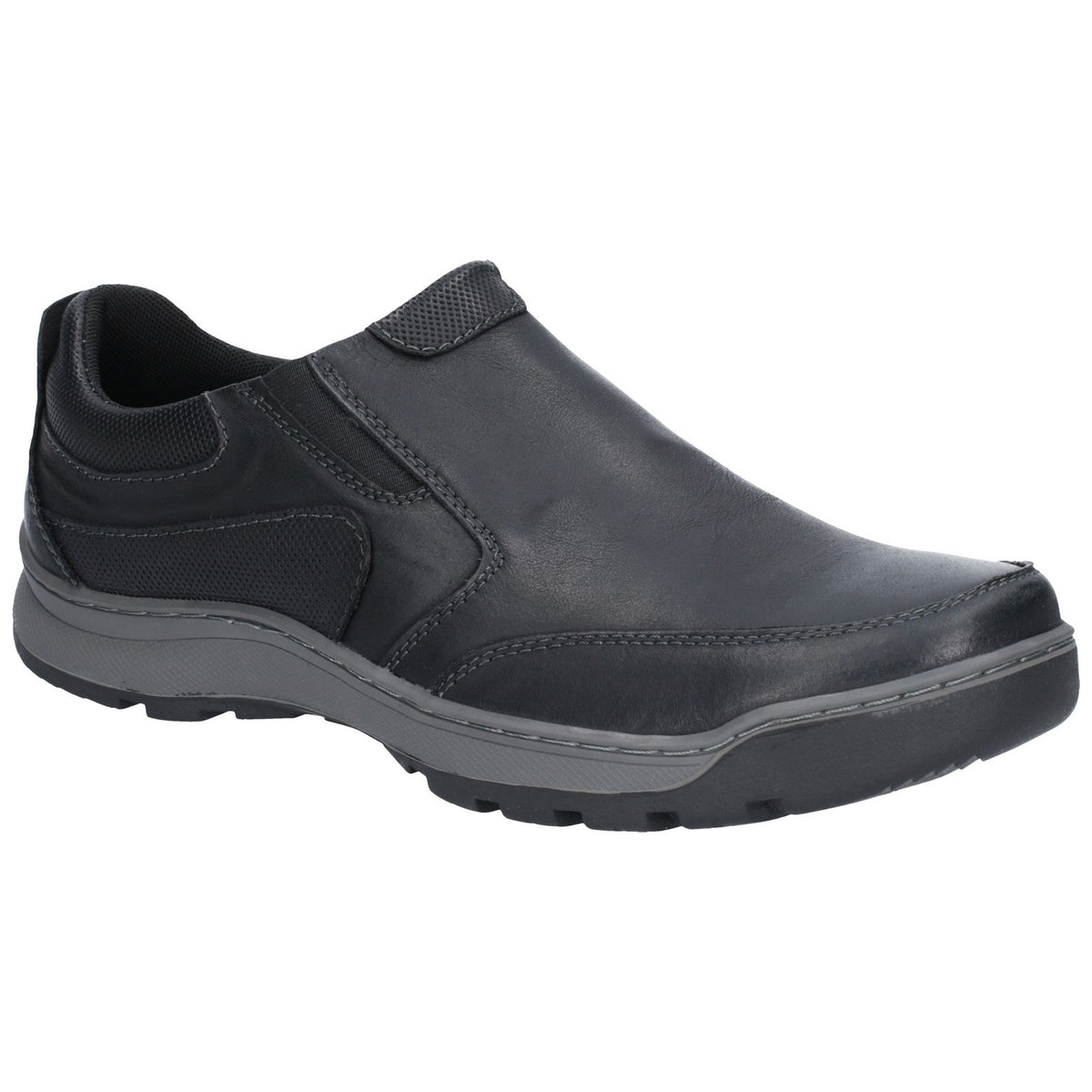 Hush Puppies Mens Jasper Trainer Black