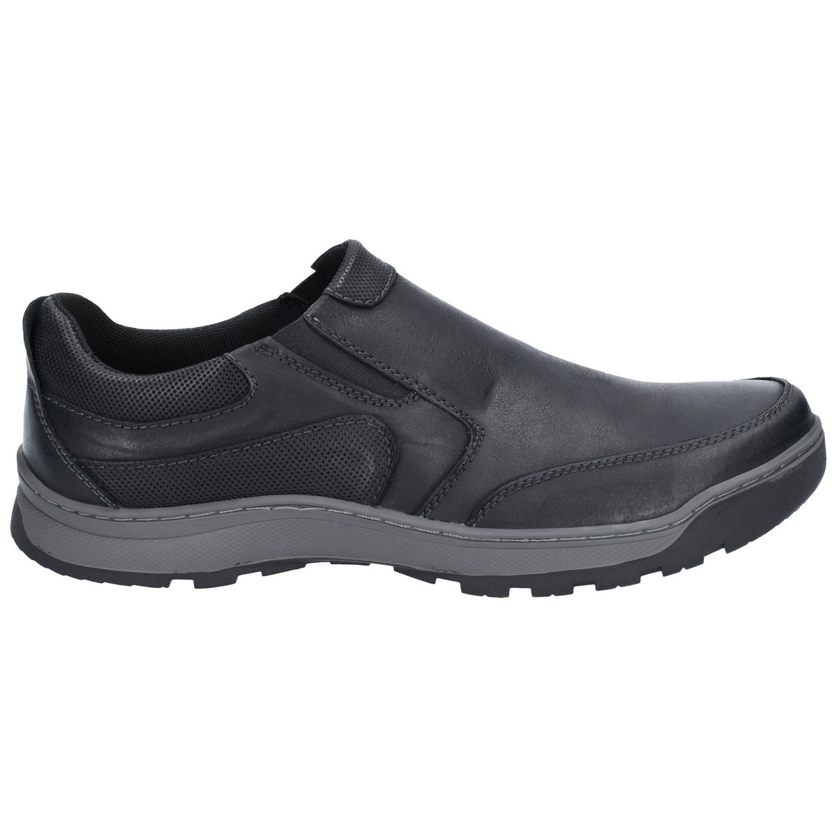 Hush Puppies Mens Jasper Trainer Black