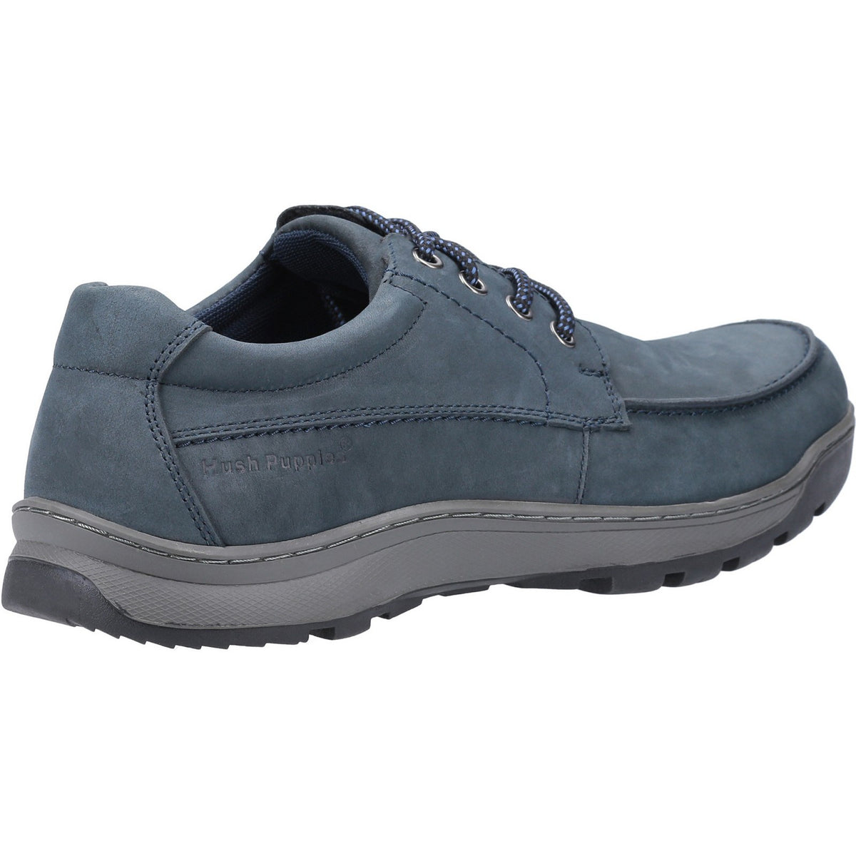 Hush Puppies Mens Tucker Lace Shoe Navy Nubuck