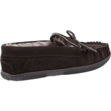 Hush Puppies Mens Ace Slipper Chocolate