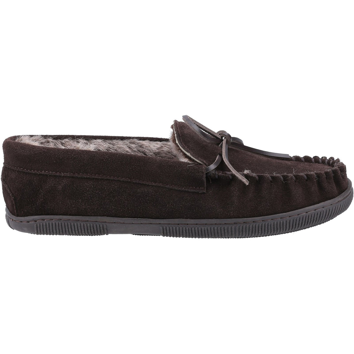 Hush Puppies Mens Ace Slipper Chocolate