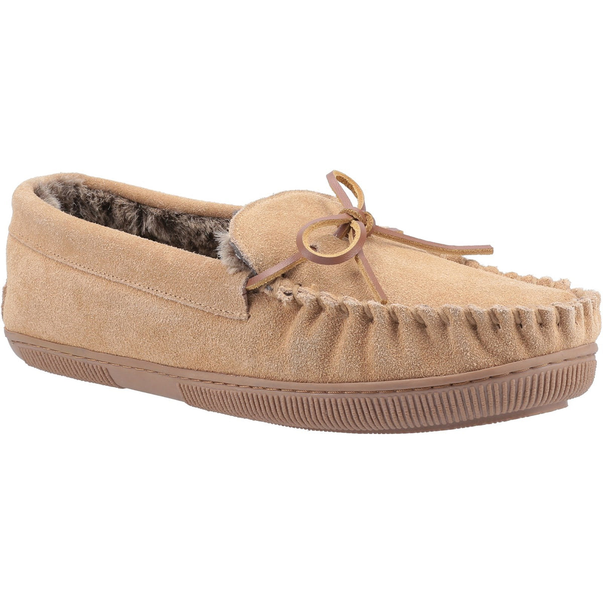 Hush Puppies Mens Ace Slipper Tan