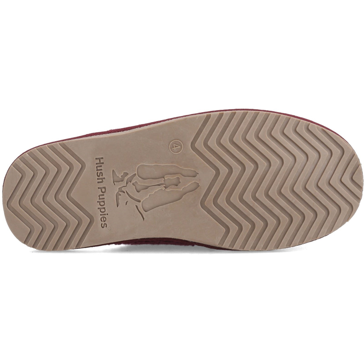 Hush Puppies Womens Arianna Mule Slippers Bordeaux