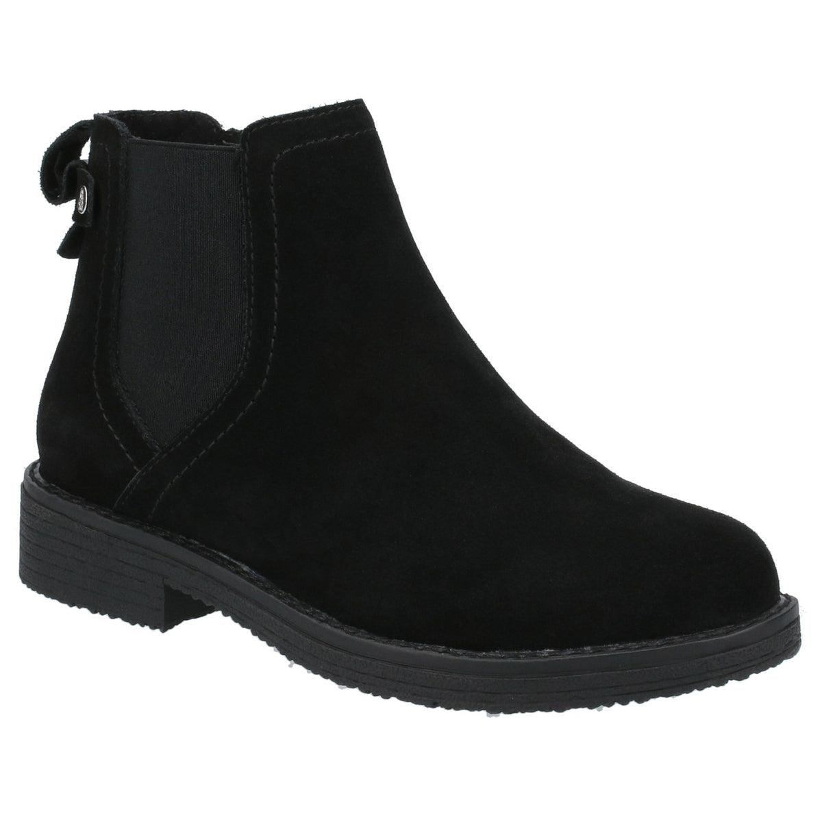 Hush Puppies Womens Maddy Ladies Ankle Boots Black