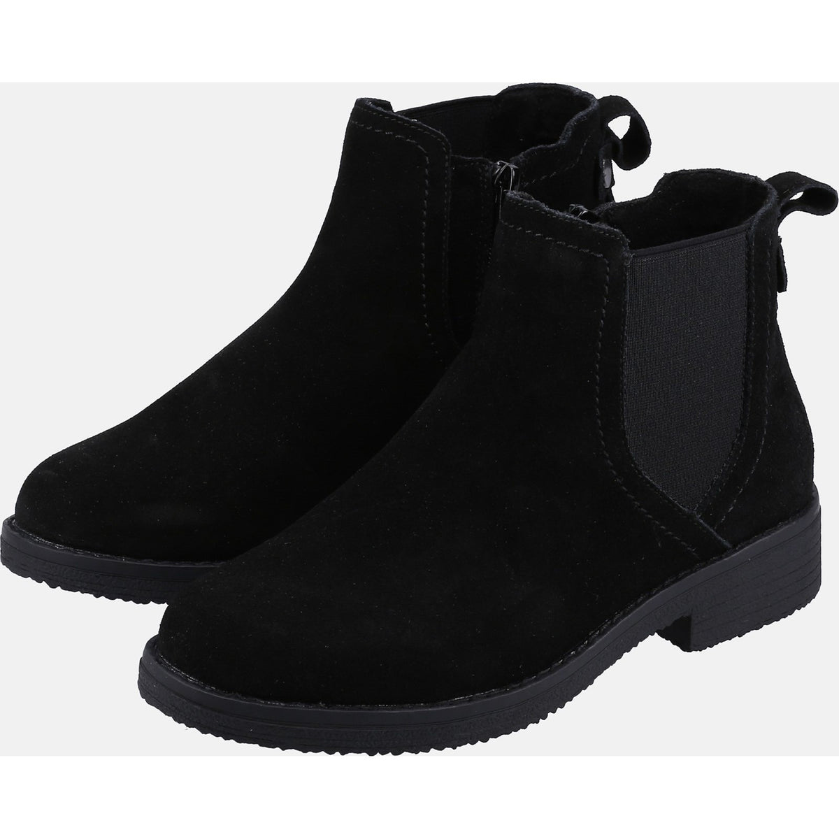 Hush Puppies Womens Maddy Ladies Ankle Boots Black