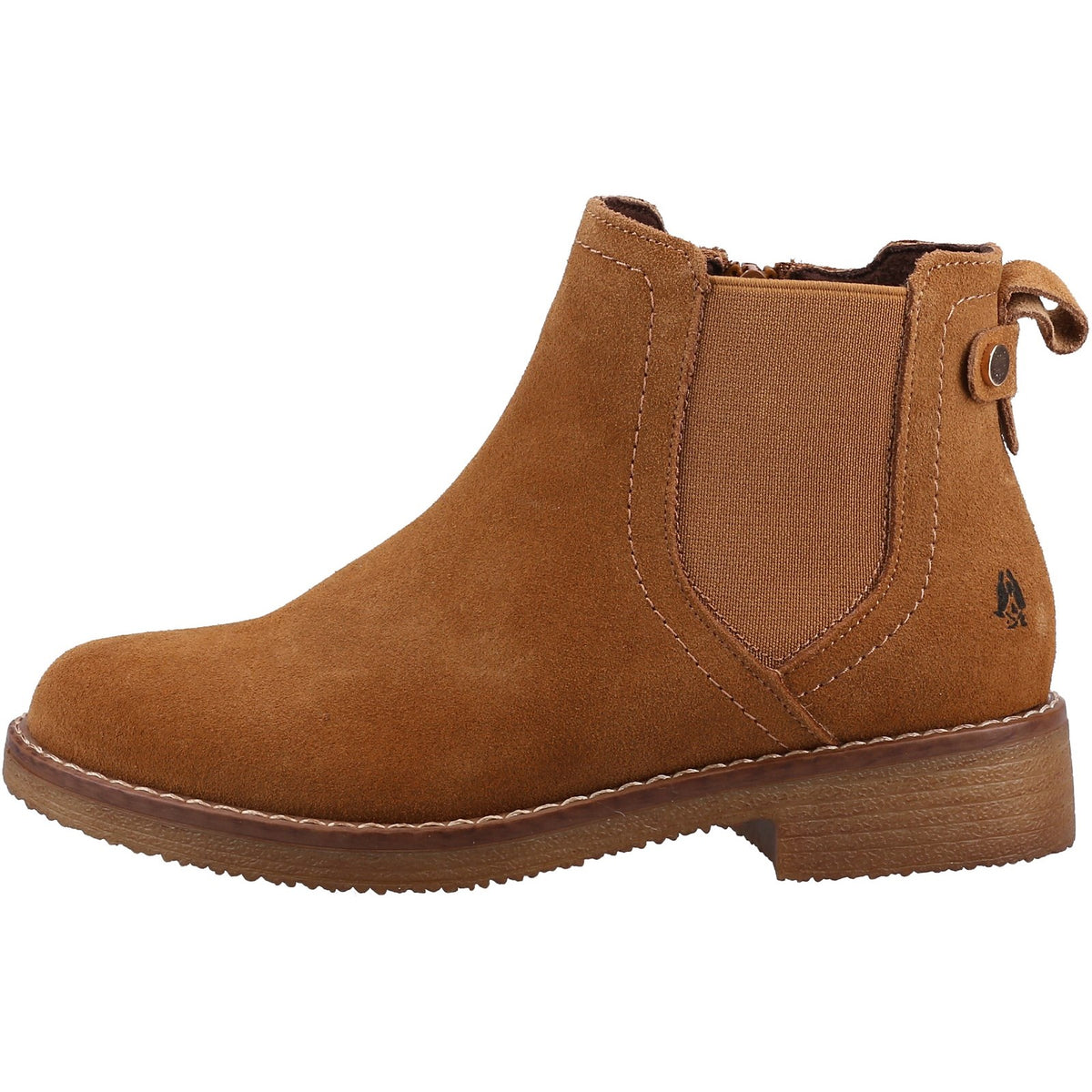 Hush Puppies Womens Maddy Ladies Ankle Boots Tan