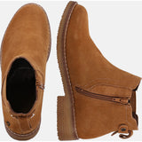 Hush Puppies Womens Maddy Ladies Ankle Boots Tan