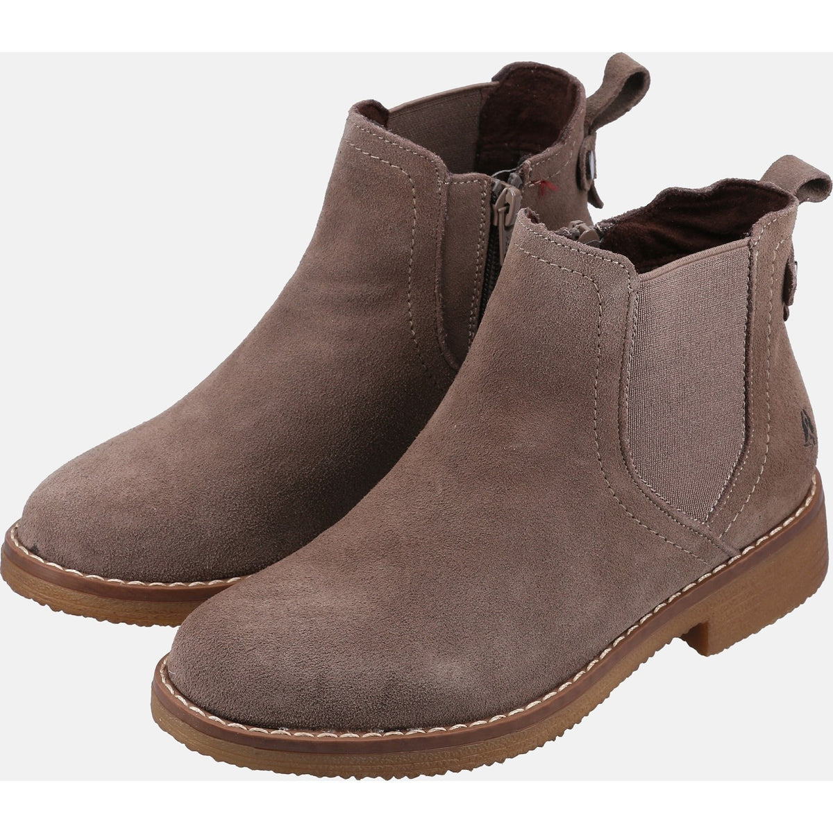 Hush Puppies Womens Maddy Ladies Ankle Boots Grey