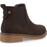Hush Puppies Womens Maddy Ladies Ankle Boots Chocolate