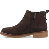 Hush Puppies Womens Maddy Ladies Ankle Boots Chocolate