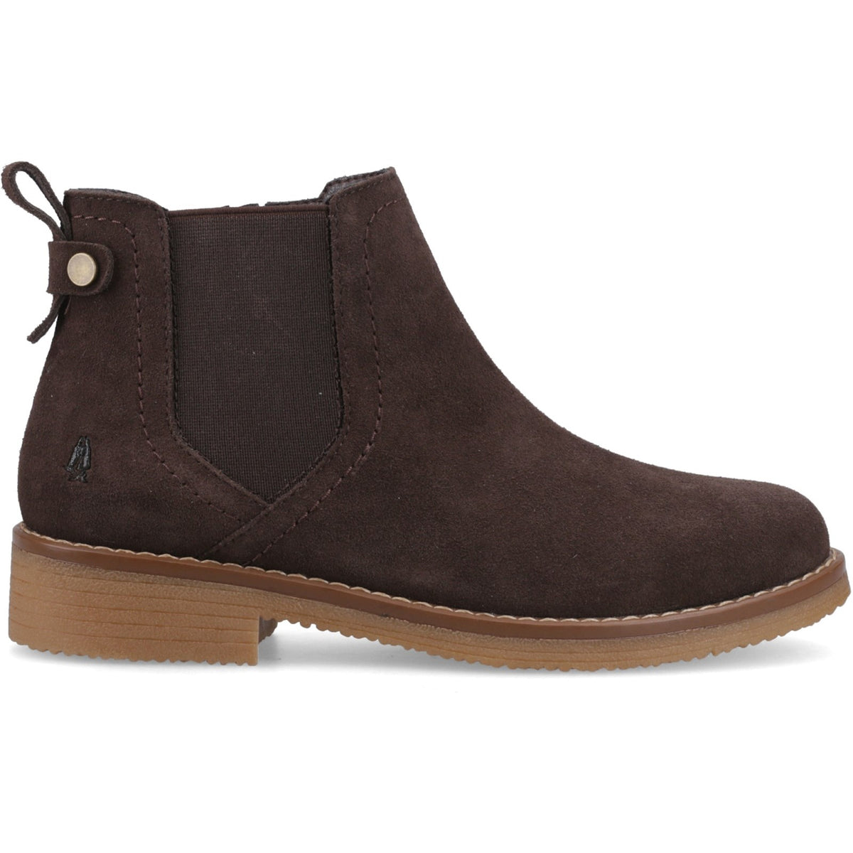 Hush Puppies Womens Maddy Ladies Ankle Boots Chocolate