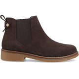 Hush Puppies Womens Maddy Ladies Ankle Boots Chocolate