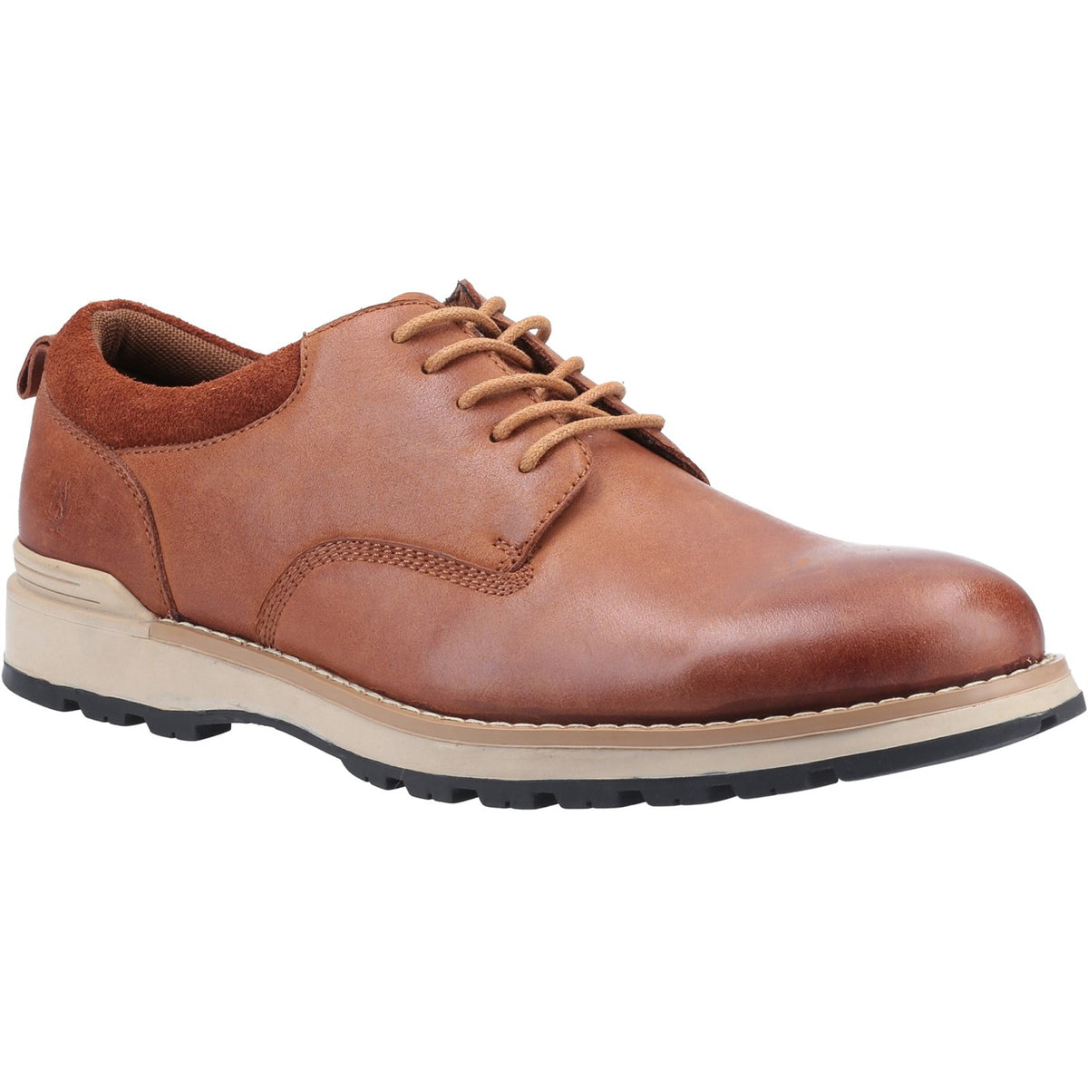 Hush Puppies Mens Dylan Lace Shoes Tan