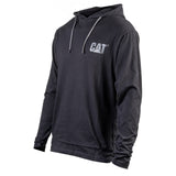 Caterpillar Mens Hooded Long Sleeve Tee Black