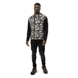 Caterpillar Mens Hooded Long Sleeve Tee Stone Camo