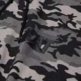 Caterpillar Mens Hooded Long Sleeve Tee Stone Camo