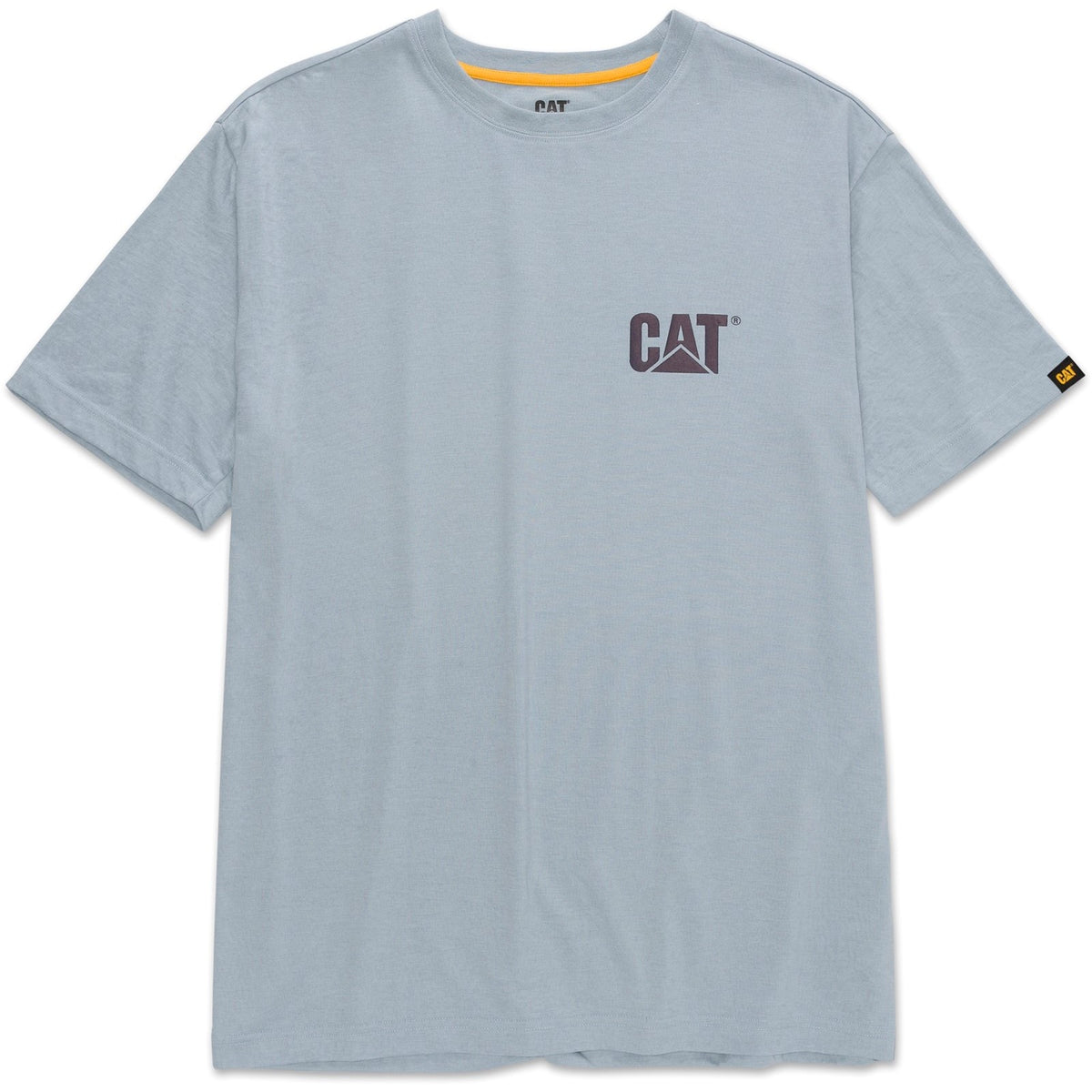 Caterpillar Mens Trademark Tee Blue Fog Heather