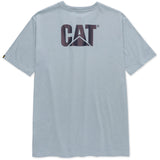 Caterpillar Mens Trademark Tee Blue Fog Heather