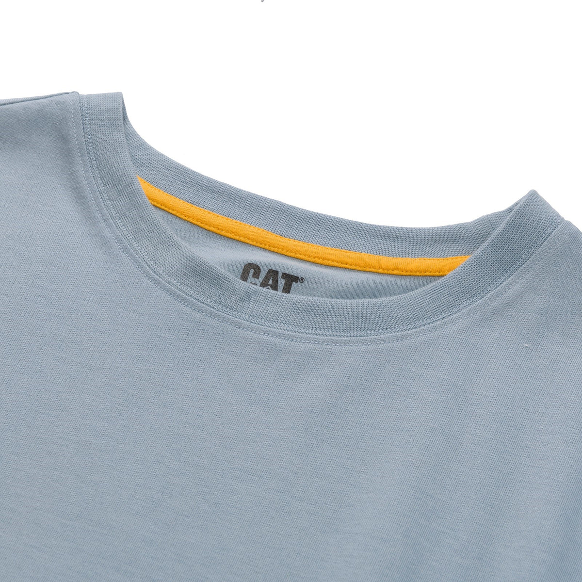 Caterpillar Mens Trademark Tee Blue Fog Heather