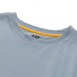 Caterpillar Mens Trademark Tee Blue Fog Heather