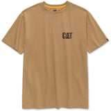 Caterpillar Mens Trademark Tee Khaki