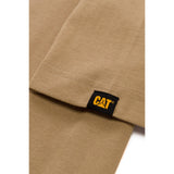 Caterpillar Mens Trademark Tee Khaki