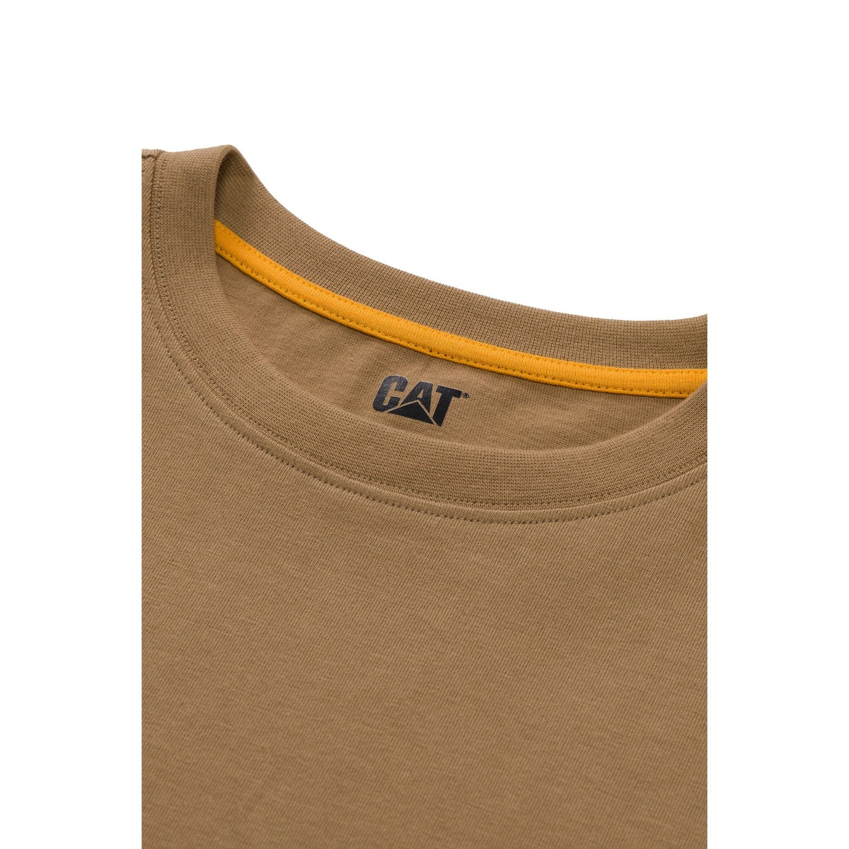Caterpillar Mens Trademark Tee Khaki