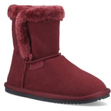 Hush Puppies Womens Ashleigh Slipper Bootie Bordeaux