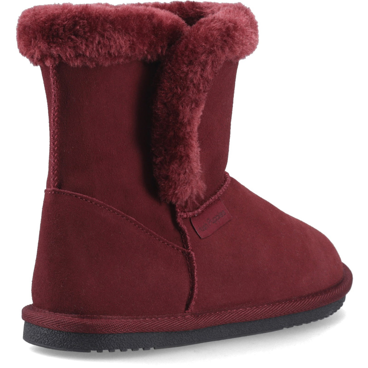 Hush Puppies Womens Ashleigh Slipper Bootie Bordeaux
