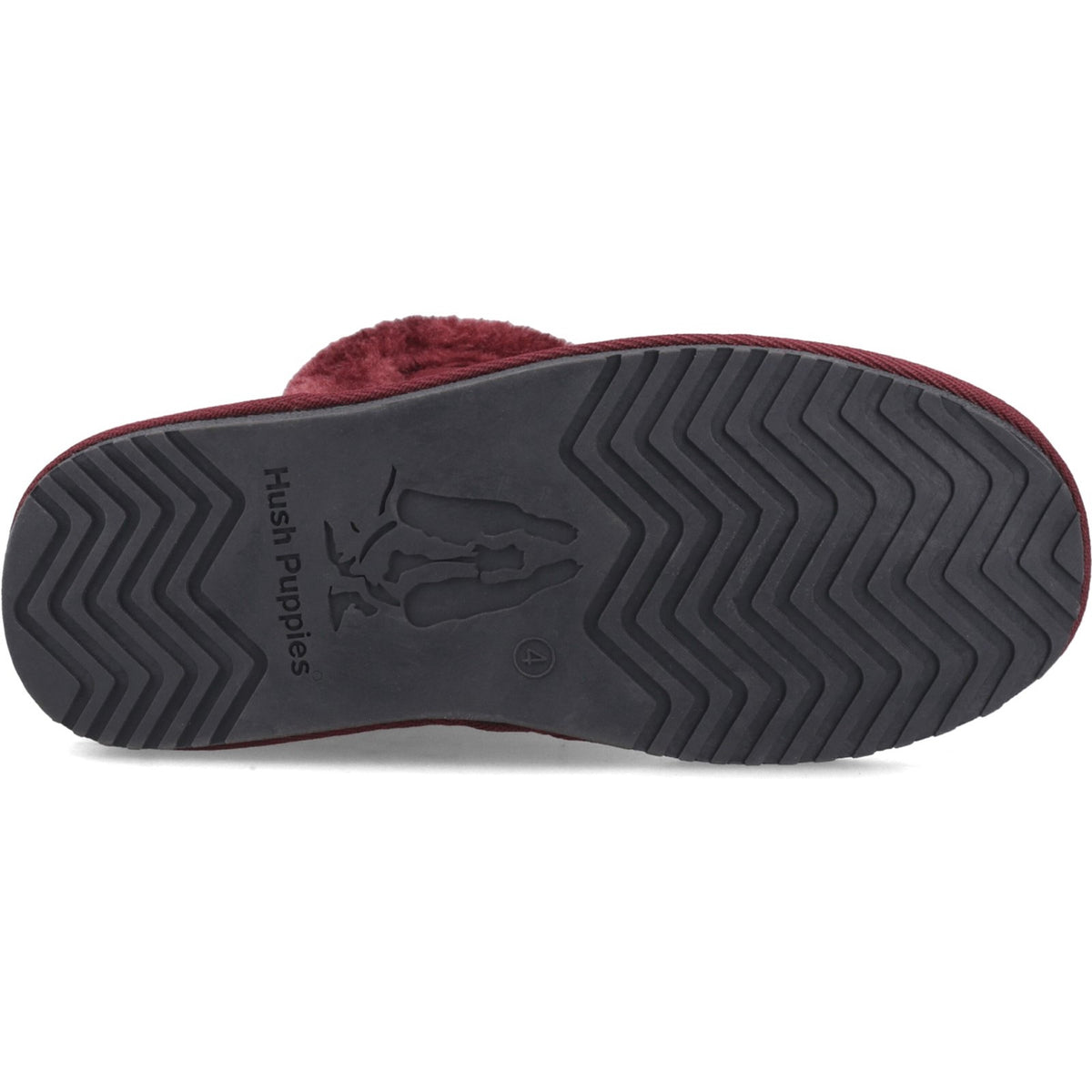 Hush Puppies Womens Ashleigh Slipper Bootie Bordeaux