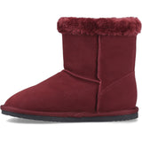 Hush Puppies Womens Ashleigh Slipper Bootie Bordeaux