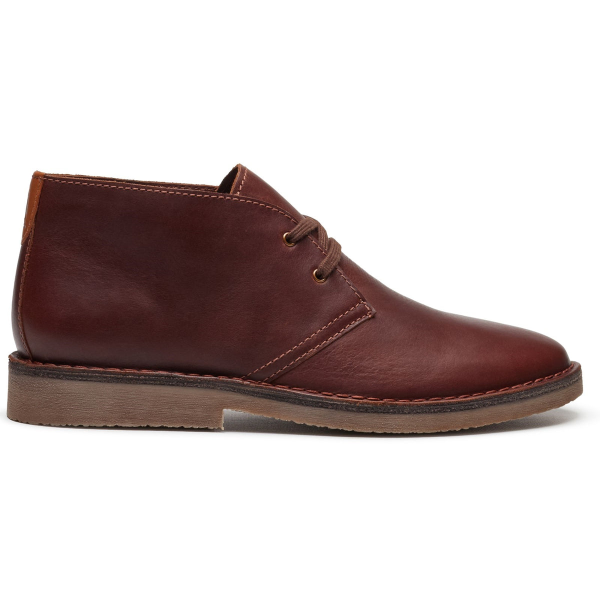 Hush Puppies Mens Samuel Leather Chukka Boot Brown