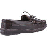 Hush Puppies Mens Ace Leather Slipper Brown