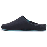 Hush Puppies Mens The Good Slipper Black Turquoise