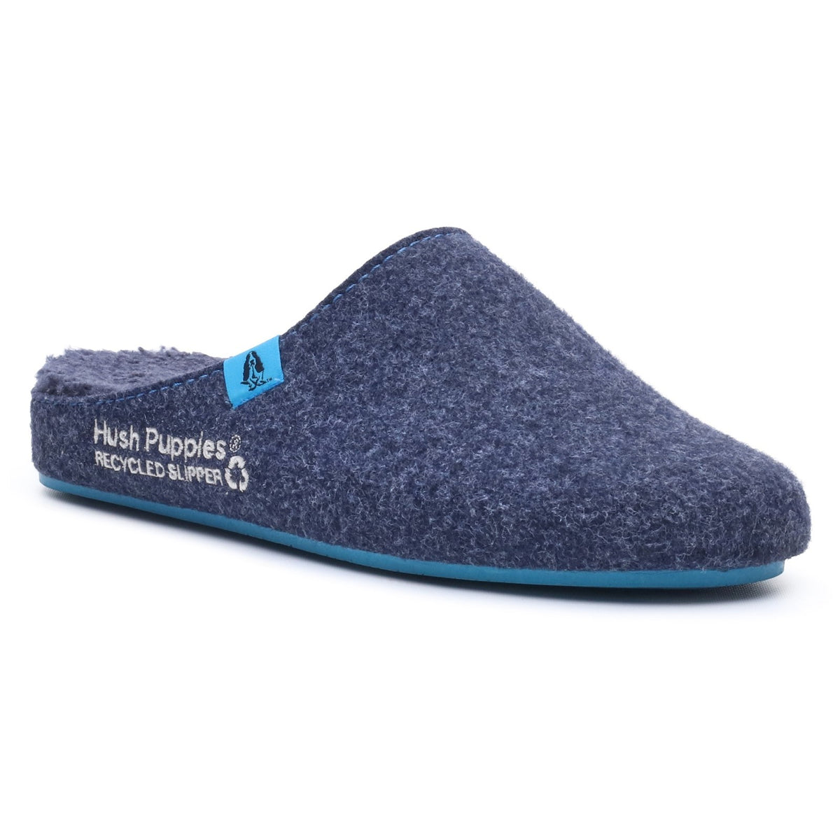 Hush Puppies Mens The Good Slipper Navy Blue