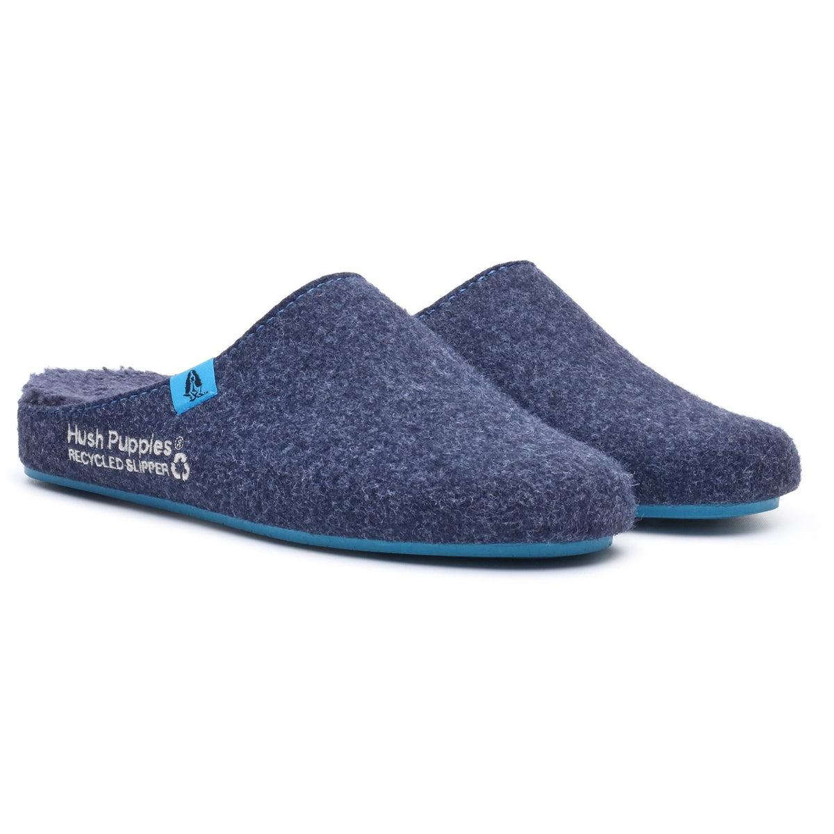 Hush Puppies Mens The Good Slipper Navy Blue