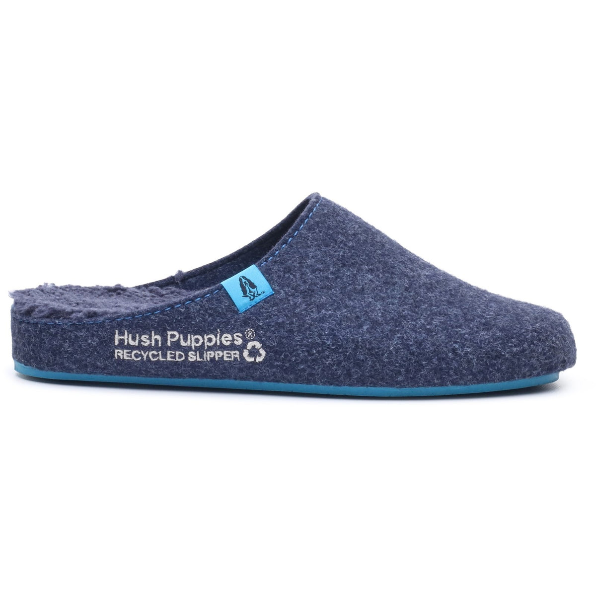 Hush Puppies Mens The Good Slipper Navy Blue