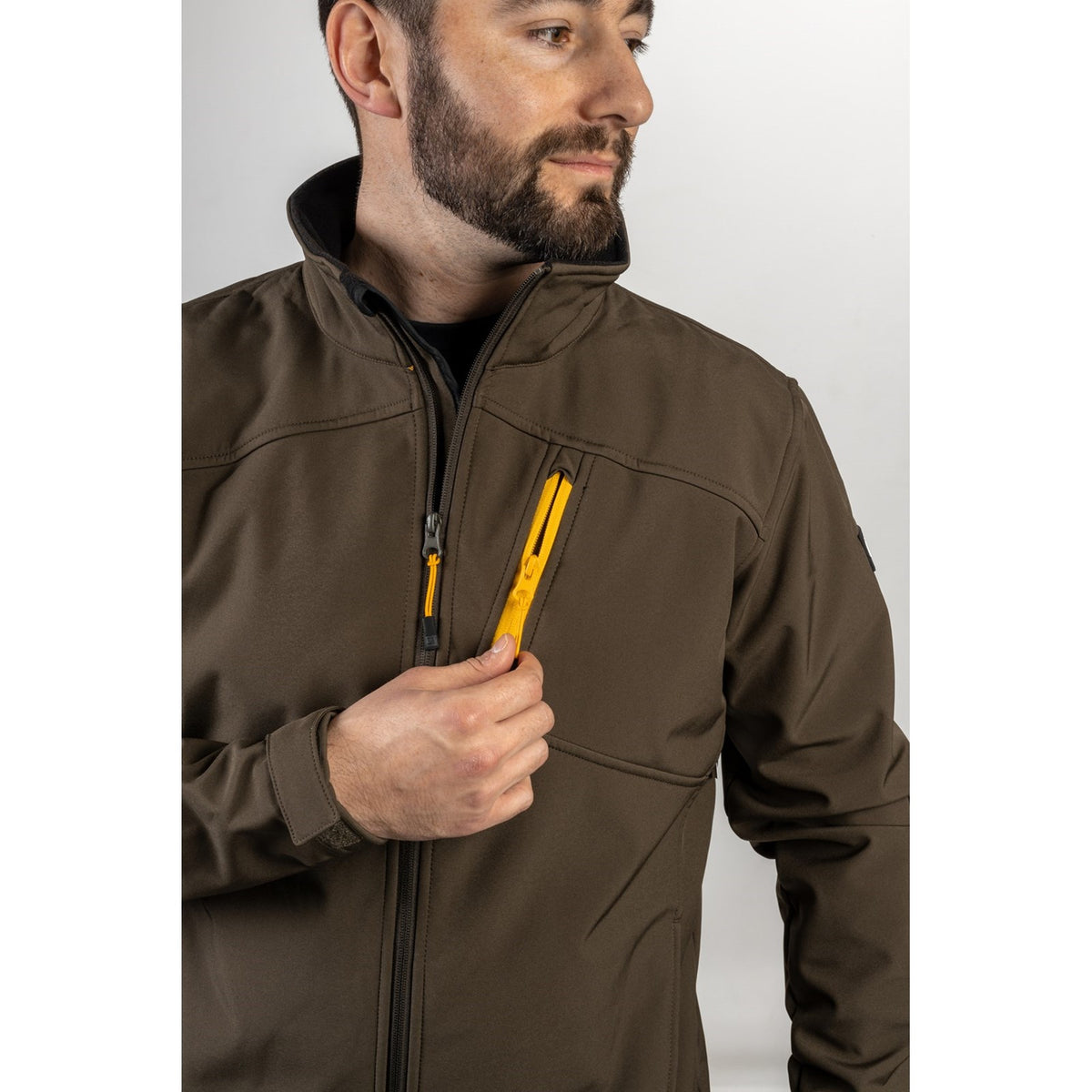 Caterpillar Mens Essentials Shell Jacket Army Moss