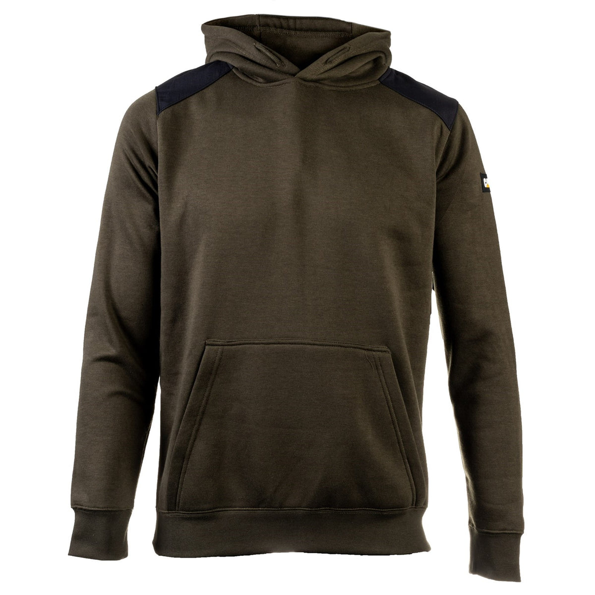 Caterpillar Mens Essentials Hooded Sweatshirt Army Moss