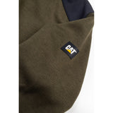 Caterpillar Mens Essentials Hooded Sweatshirt Army Moss