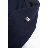Caterpillar Mens Essentials Hooded Sweatshirt Navy