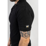 Caterpillar Mens Essentials Polo Shirt Black
