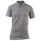 Caterpillar Mens Essentials Polo Shirt Dark Heather Grey