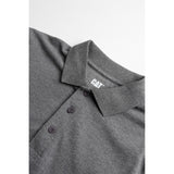 Caterpillar Mens Essentials Polo Shirt Dark Heather Grey
