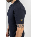 Caterpillar Mens Essentials Polo Shirt Navy