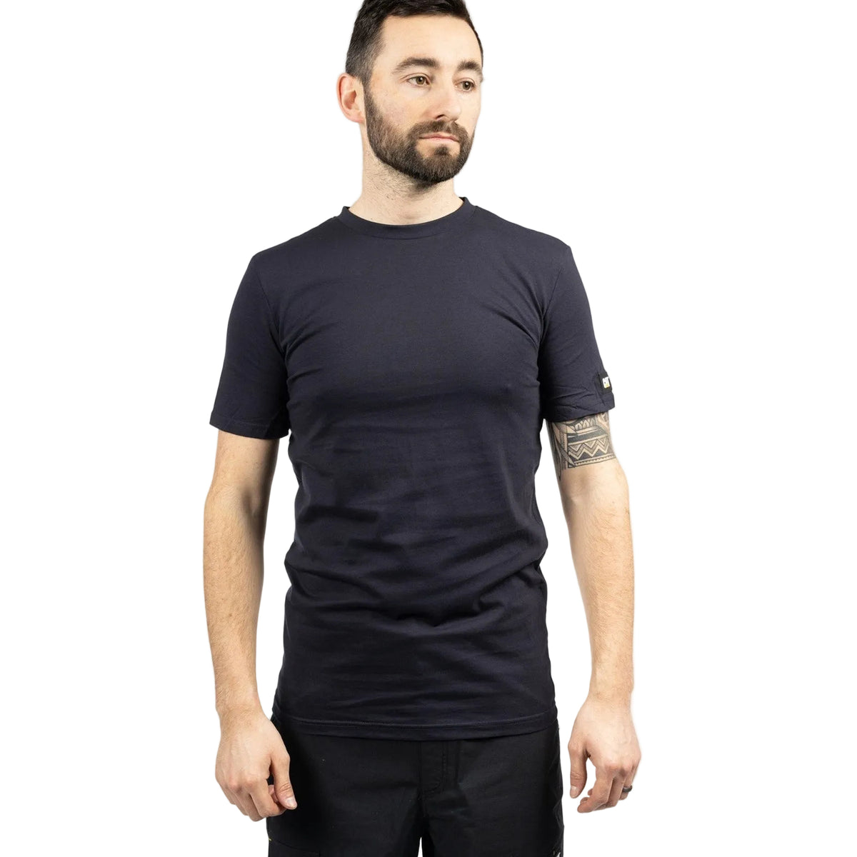 Caterpillar Mens Essentials Short-sleeve T-shirt Navy